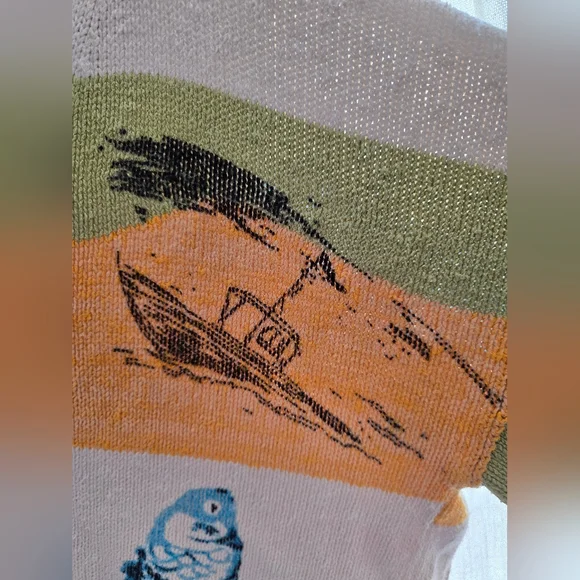 NWOT Pilcro by Anthropologie Icon Graphic Cardigan Sweater - Picture 7 of 15